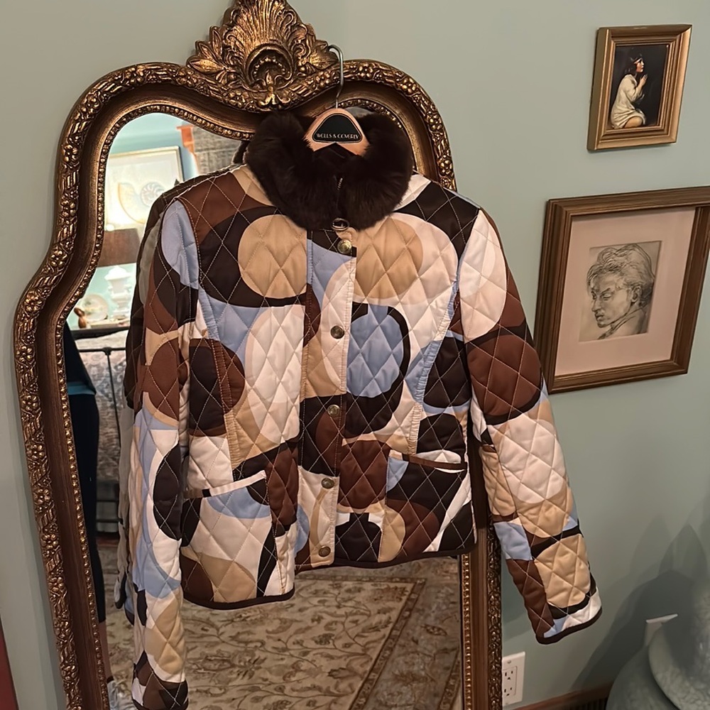 Vintage Coach Quilted Jacket